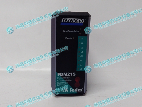 FOXBORO FBM215 P0917TQ現(xiàn)場(chǎng)控制處理器